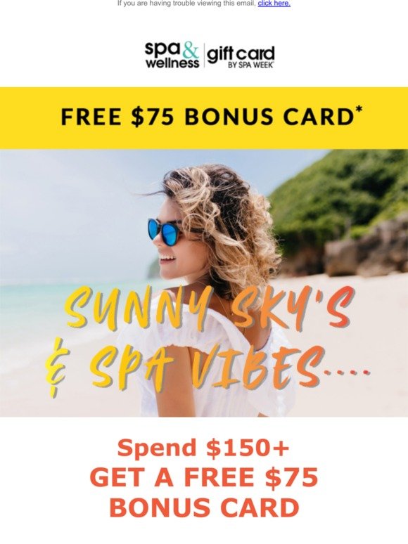 Two Hours Left! FREE $75 Bonus with $150 Purchase.