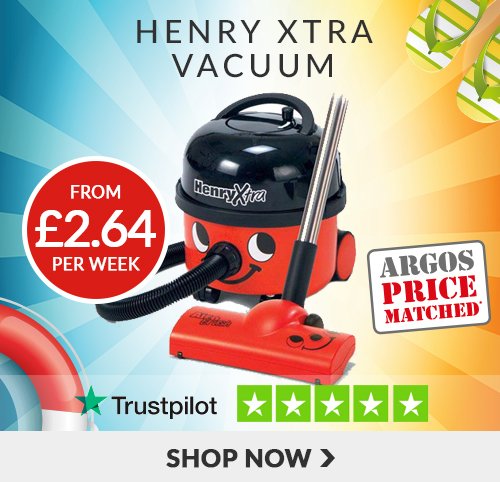 Henry Xtra Vacuum from £2.64 Per Week