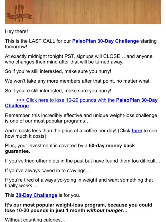 30 day weightloss challenge lose 20 pounds