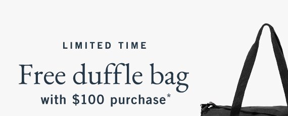 a&f free duffle bag