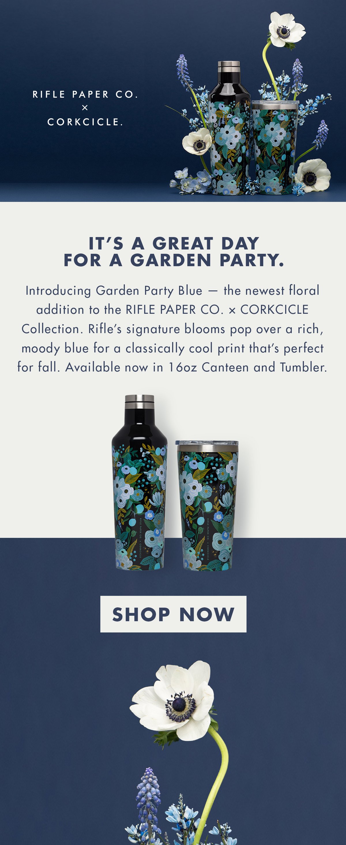 Corkcicle Rifle Paper Co. Garden Party Mug, 16 oz.
