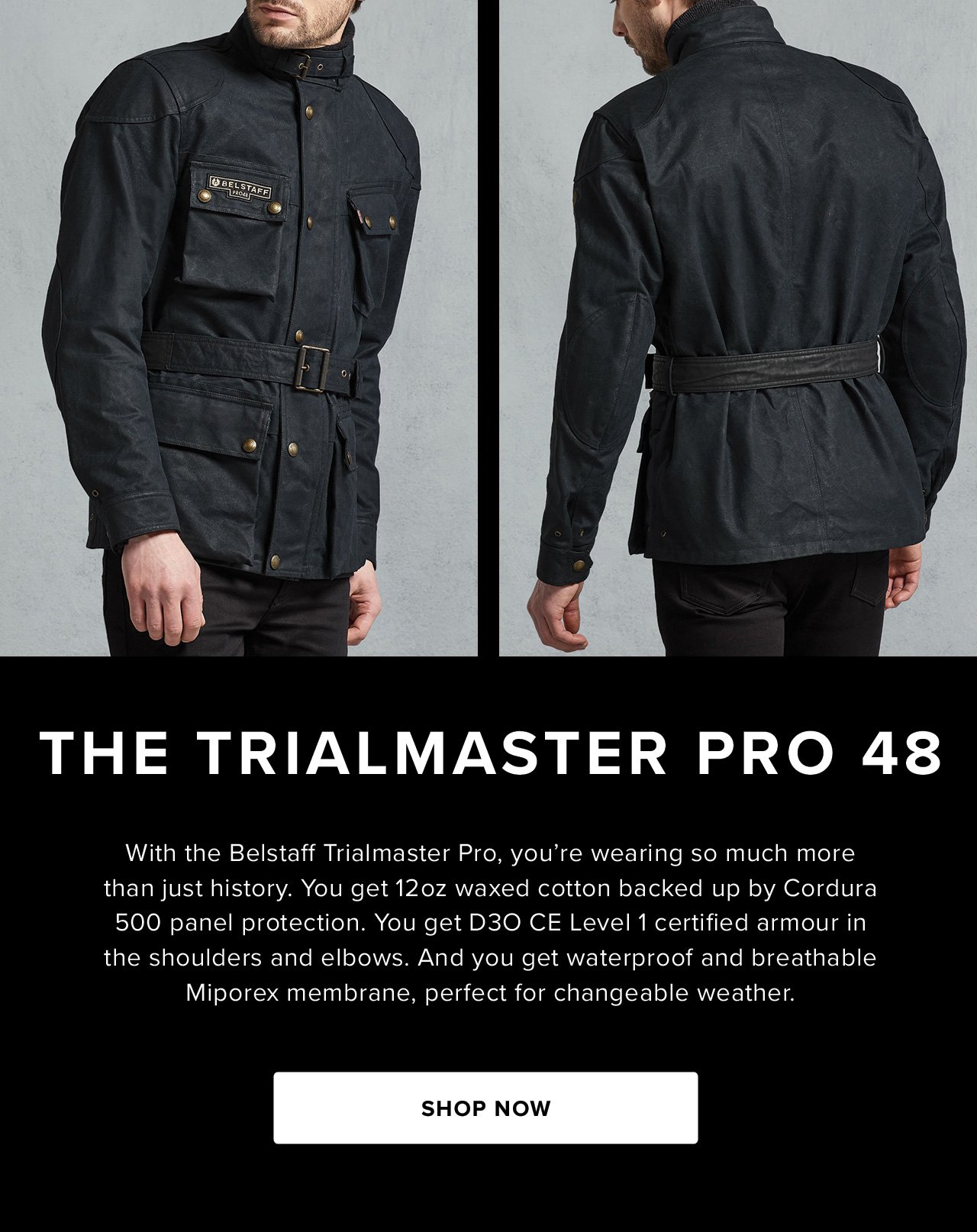 belstaff trialmaster pro 48 wax jacket