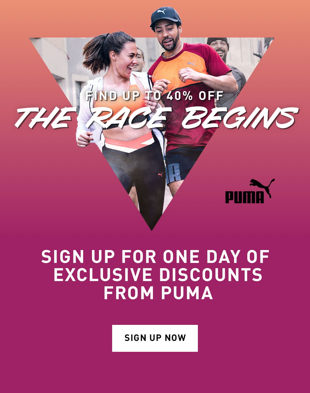 puma sign up discount