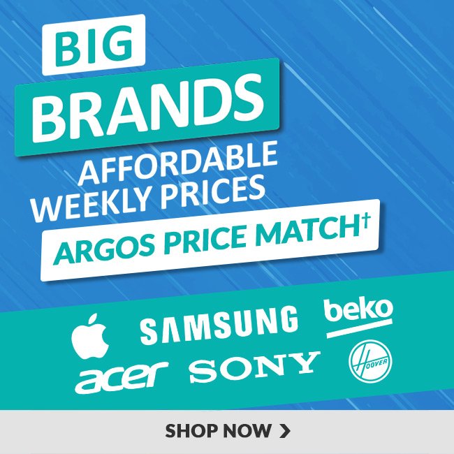 Big Brands at affordable weekly prices