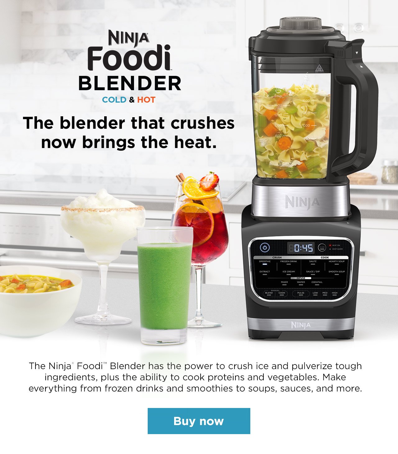 Ninja Kitchen: Meet the Ninja® Foodi™ Cold & Hot Blender.