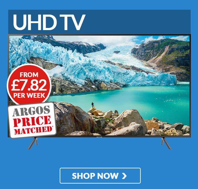 Samsung 55Inch UHD TV from £7.82 per week
