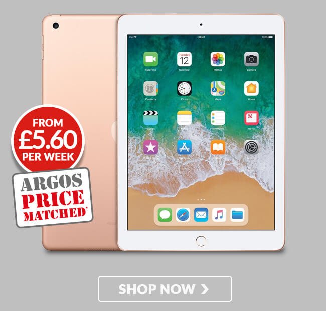 Apple iPads from £5.60 per week