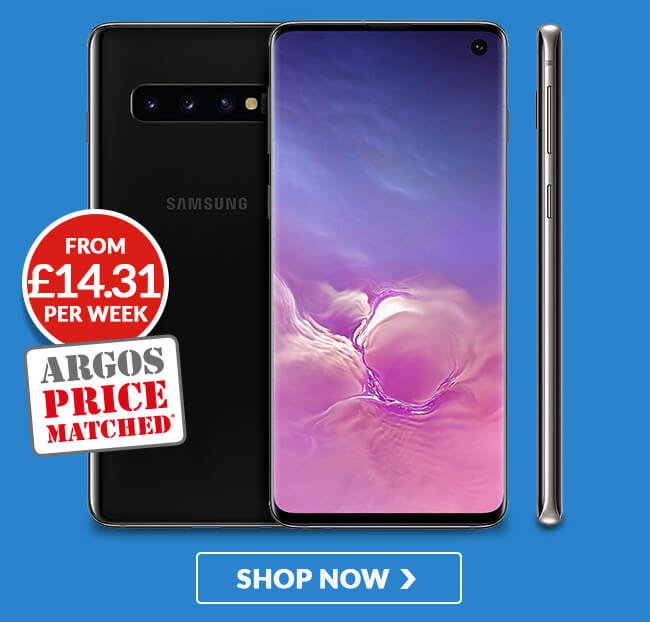 Samsung Galaxy S10 from £14.31 per week