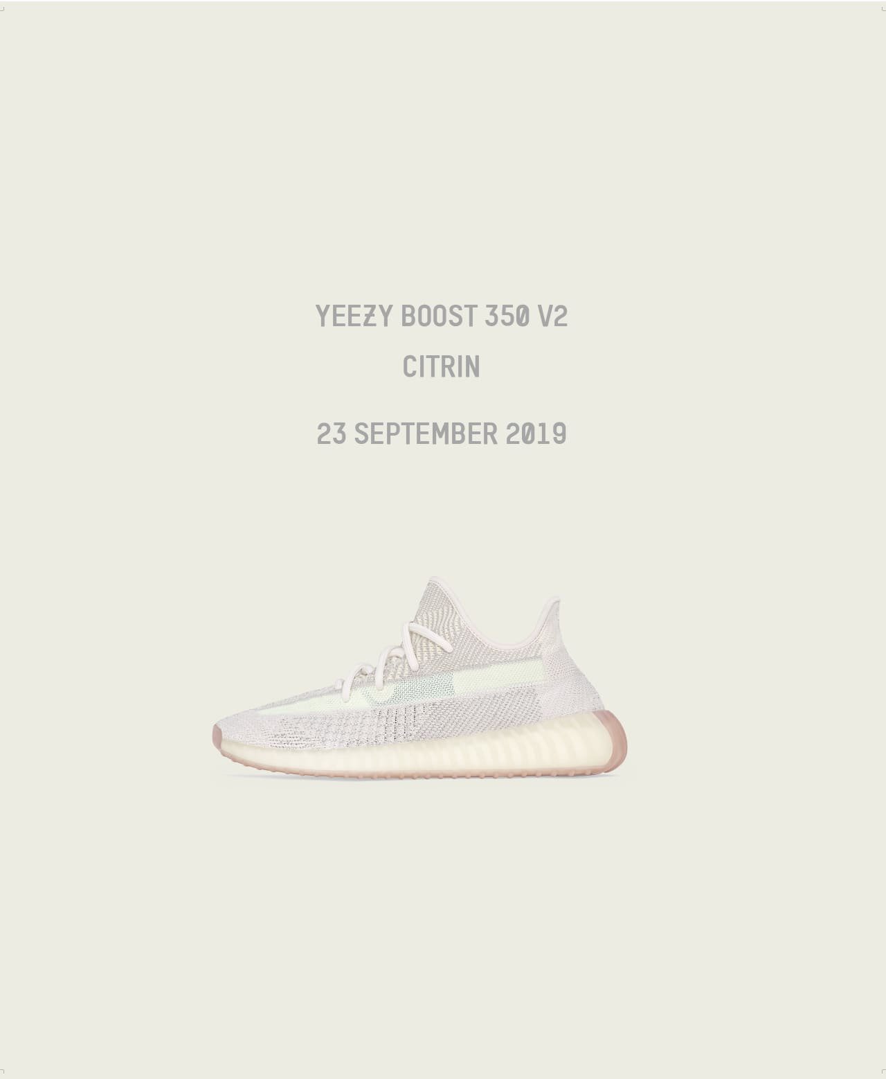 Yeezy Boost 350 V2 Citrin. Coming Soon 