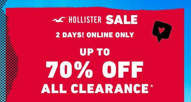 hollister clearance sale