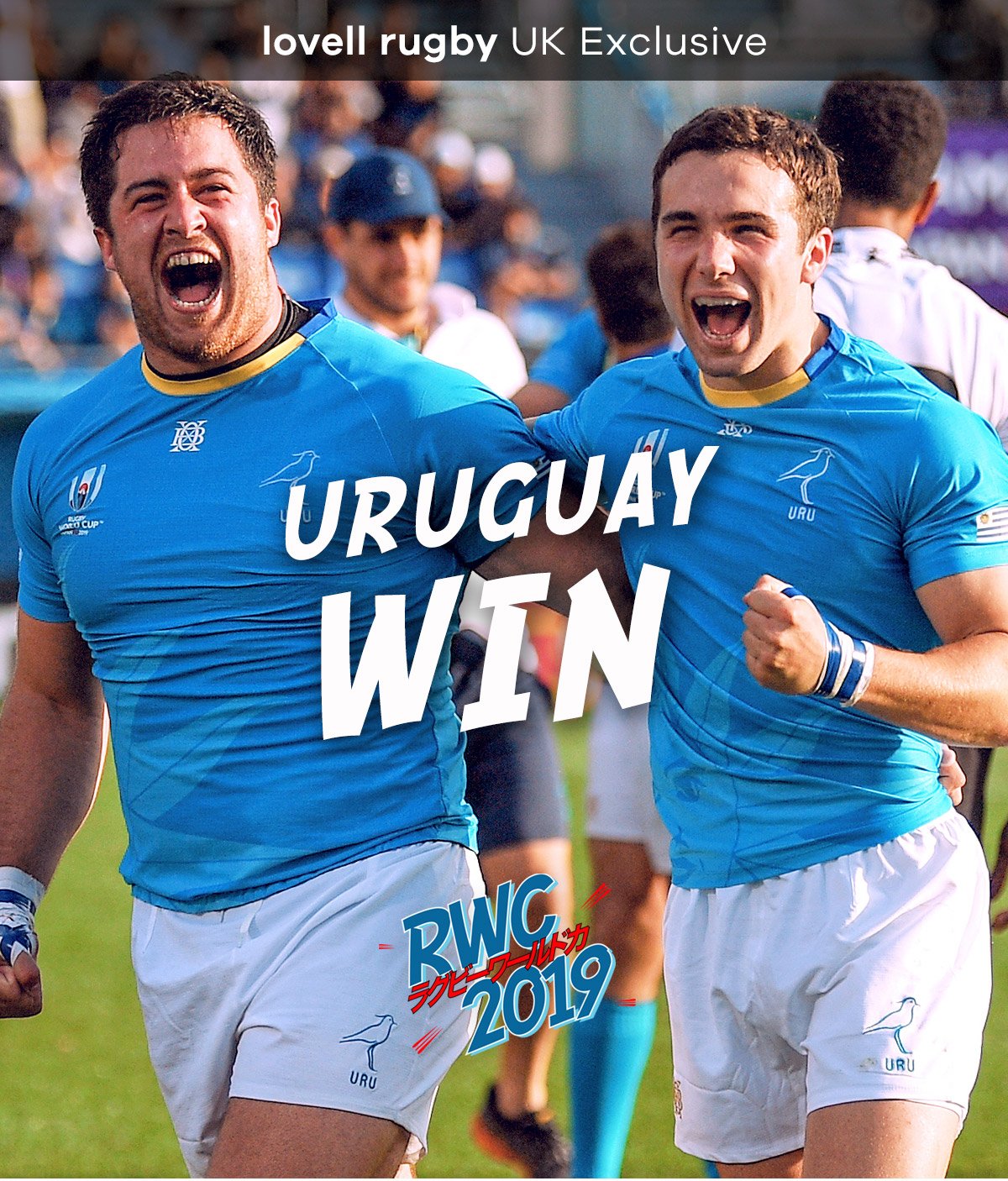 Lovell Rugby Limited Shop the Uruguay RWC 2019 Shirt Exclusively at Lovell Rugby Milled