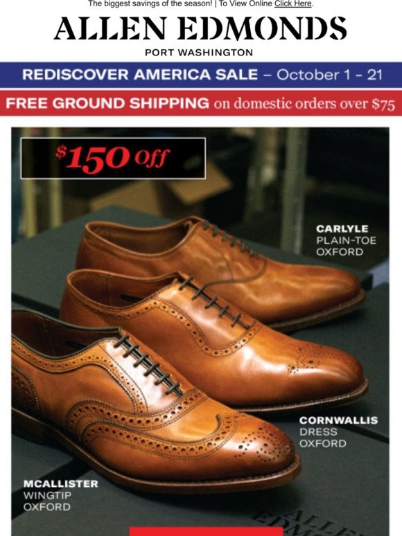 Rediscover America Sale 