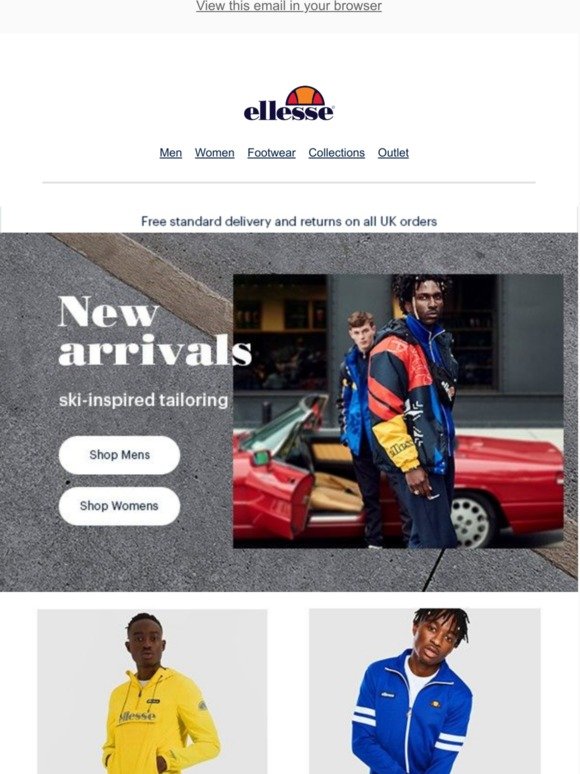 Comerciante Formación tanto Ellesse : Hit refresh with our new arrivals | Milled