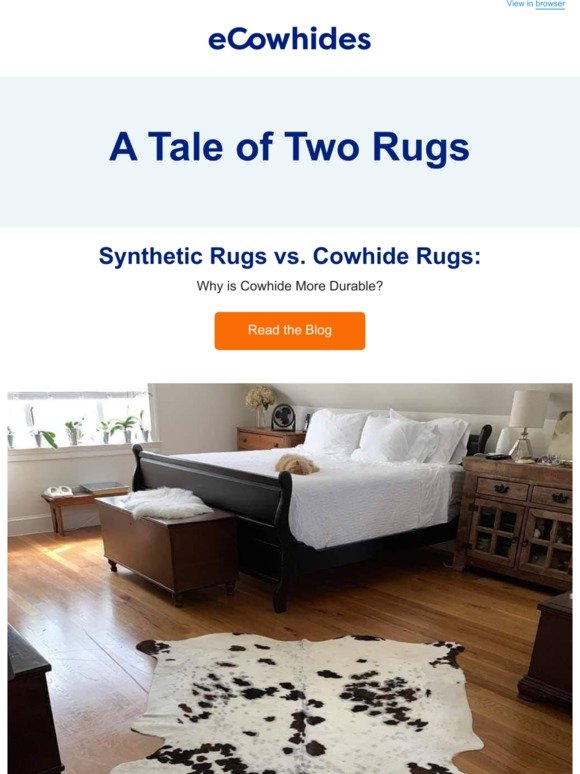 Ecowhides Com Synthetic Vs Cowhide Rugs Milled