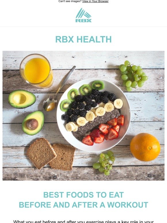 Rbx Active Best Foods Before And After A Workout Milled