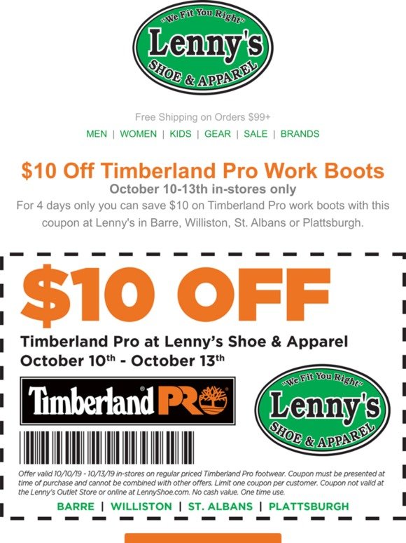 $10 Off Timberland Pro Work Boots 