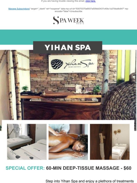 Over 50% Off Select Massages At Yihan Spa