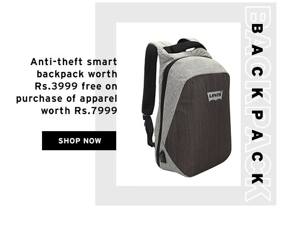 levi's anti theft backpack