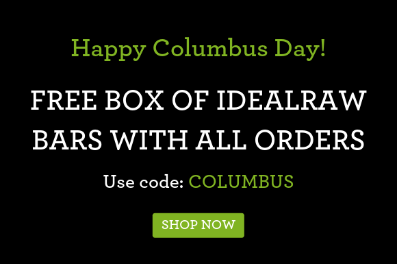 Happy columbus day - free box of bars