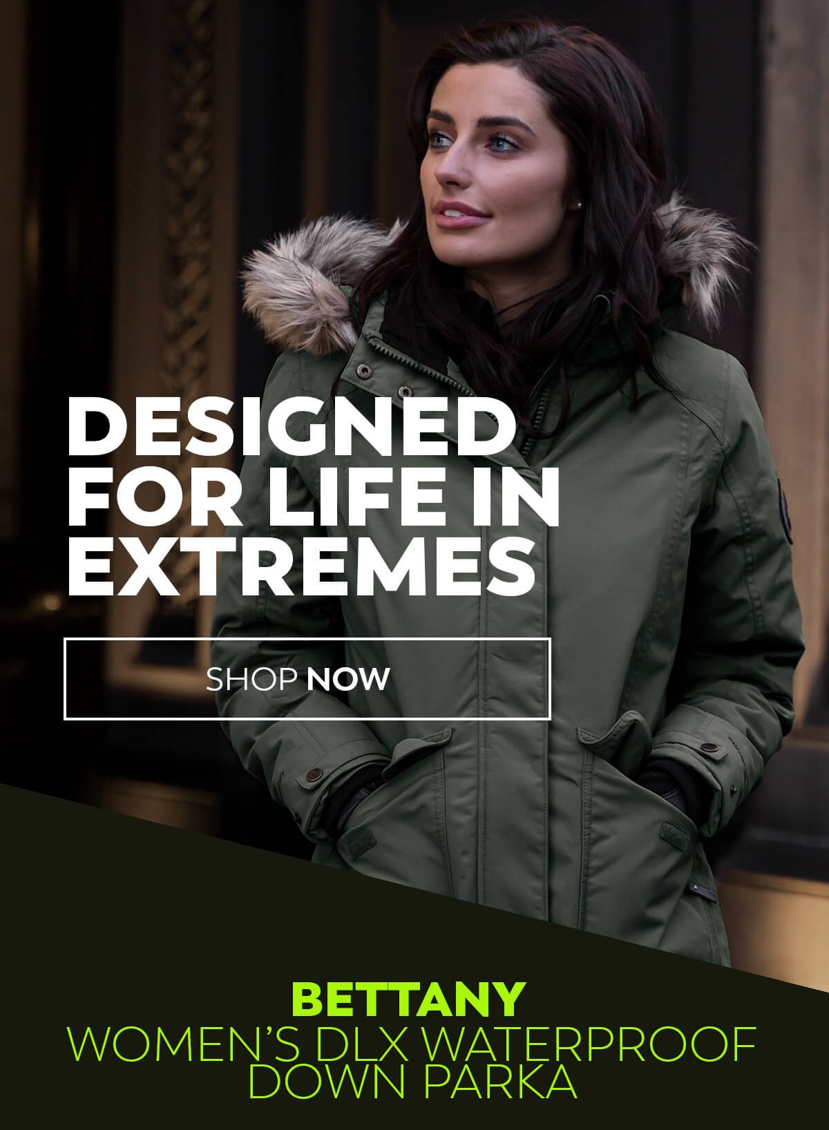 DLX Womens Bettany Warm Down Jacket 