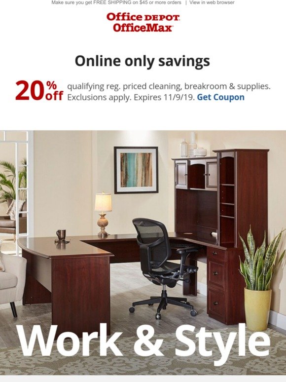 Office Depot Officemax Its Your Kind Of Style Save Up To 160