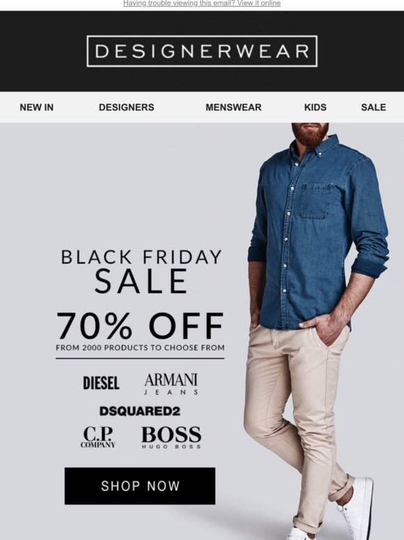 armani jeans black friday sale