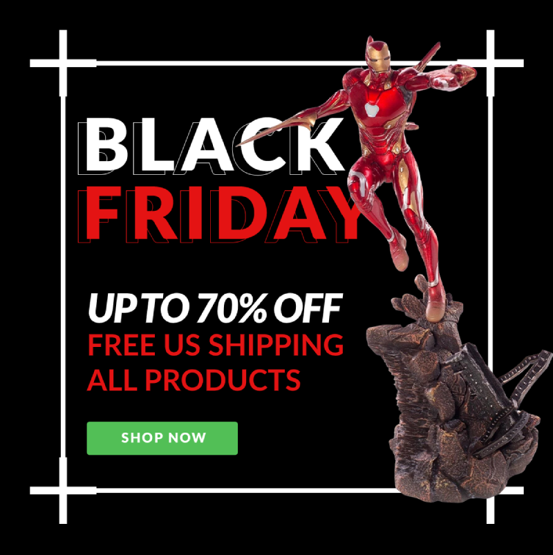 Iron Studios Black Friday Deals Begin Now Up To 70 Off Free Us Shipping Milled