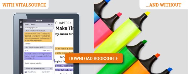 Coursesmart Supercharge Your Digital Textbooks With Bookshelf