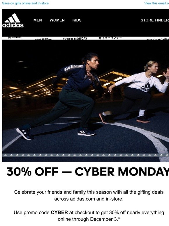 Adidas Cyber Monday Is Here Milled