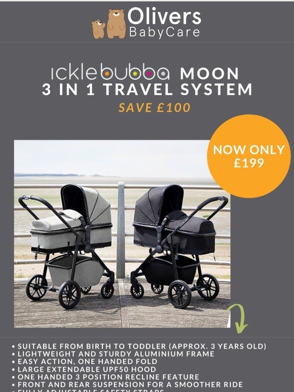 moon 3 in 1 travel system