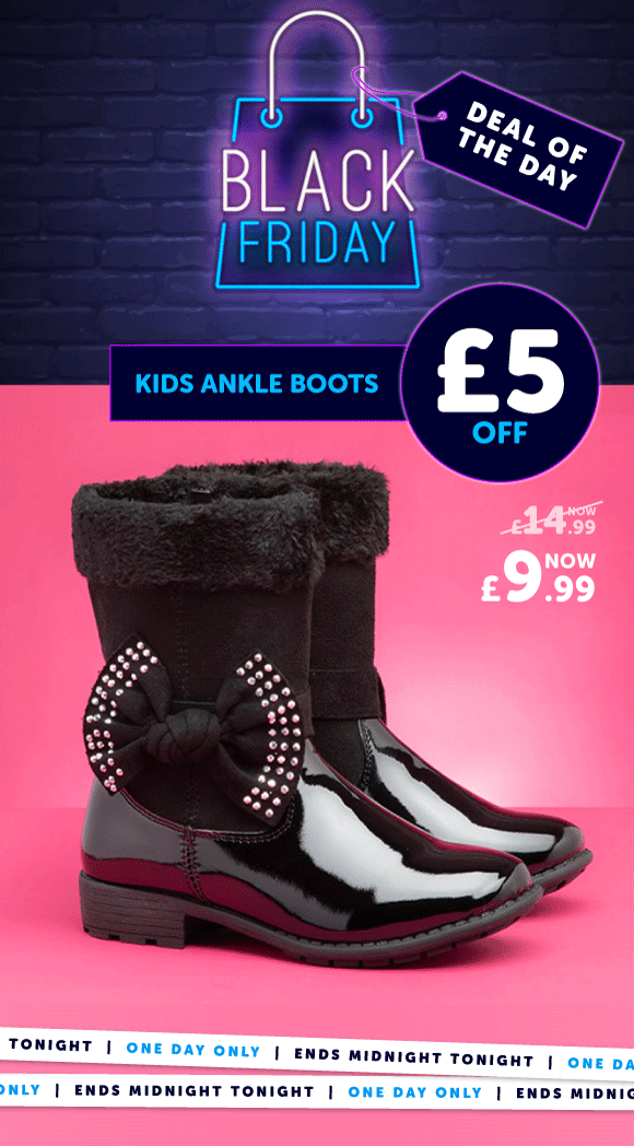 Shoe Zone: Say hello to winter with £5 