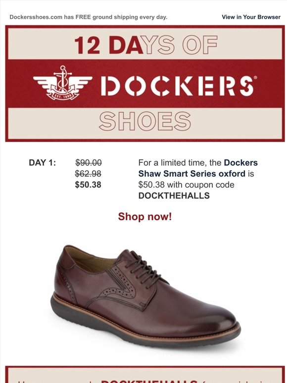dockers shoes coupon
