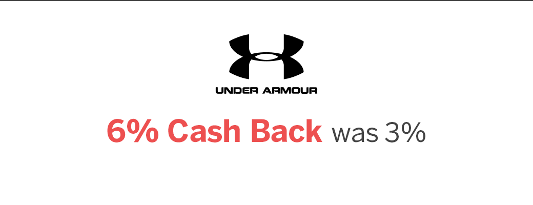 Ebates: Under Armour: Up to 50% off + 6 
