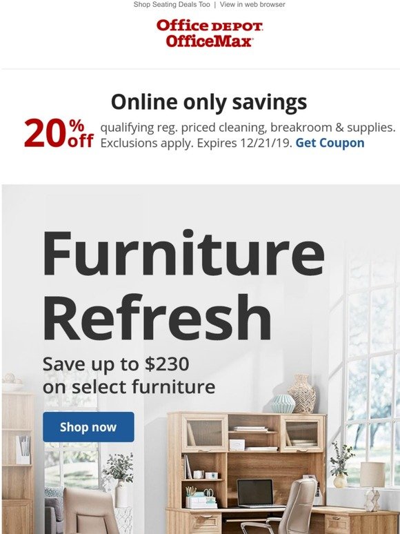 Office Depot Officemax Email Newsletters Shop Sales Discounts
