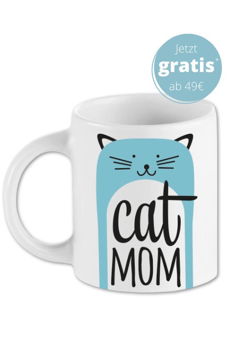 Gratis Cat-Mom Tasse