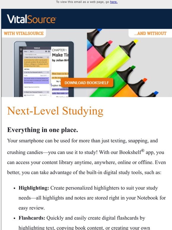 Vitalsource Supercharge Your Digital Textbooks With Bookshelf