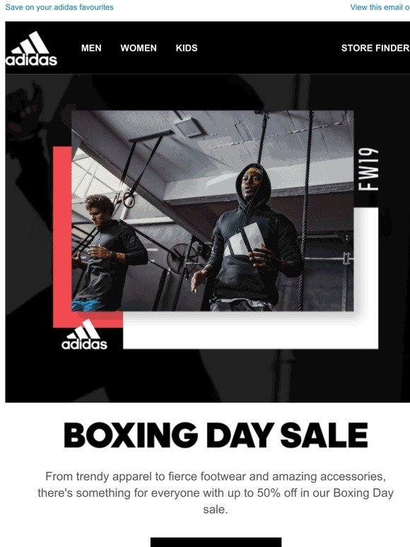adidas boxing day sale