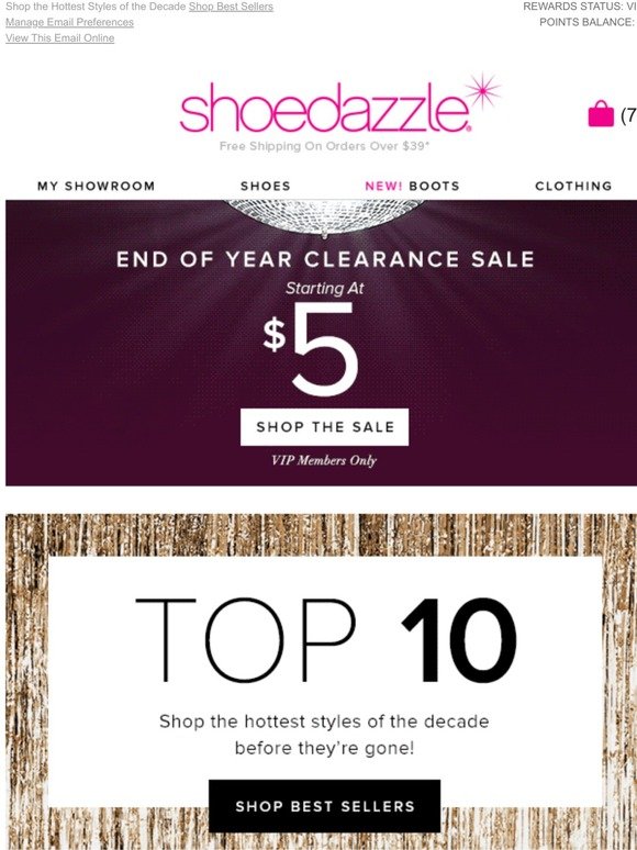 ShoeDazzle: Happy New Year 🎉 | Milled