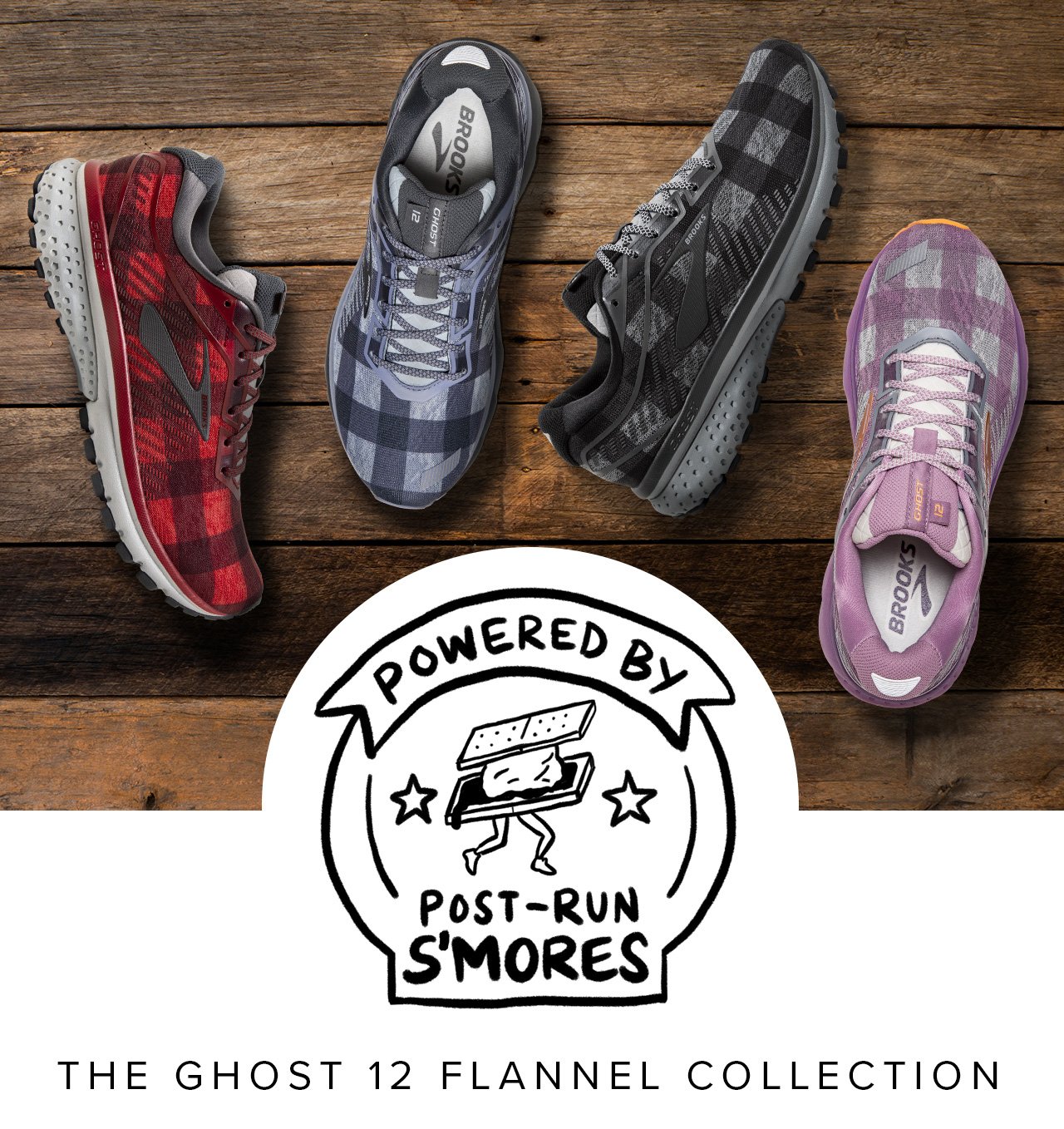brooks ghost flannel