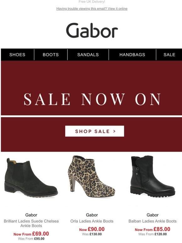 Gabor Shoes: Gabor Sale Now On! | Milled