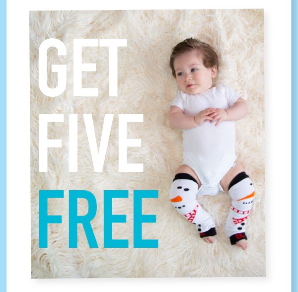 Get 5 FREE Baby Leggings!