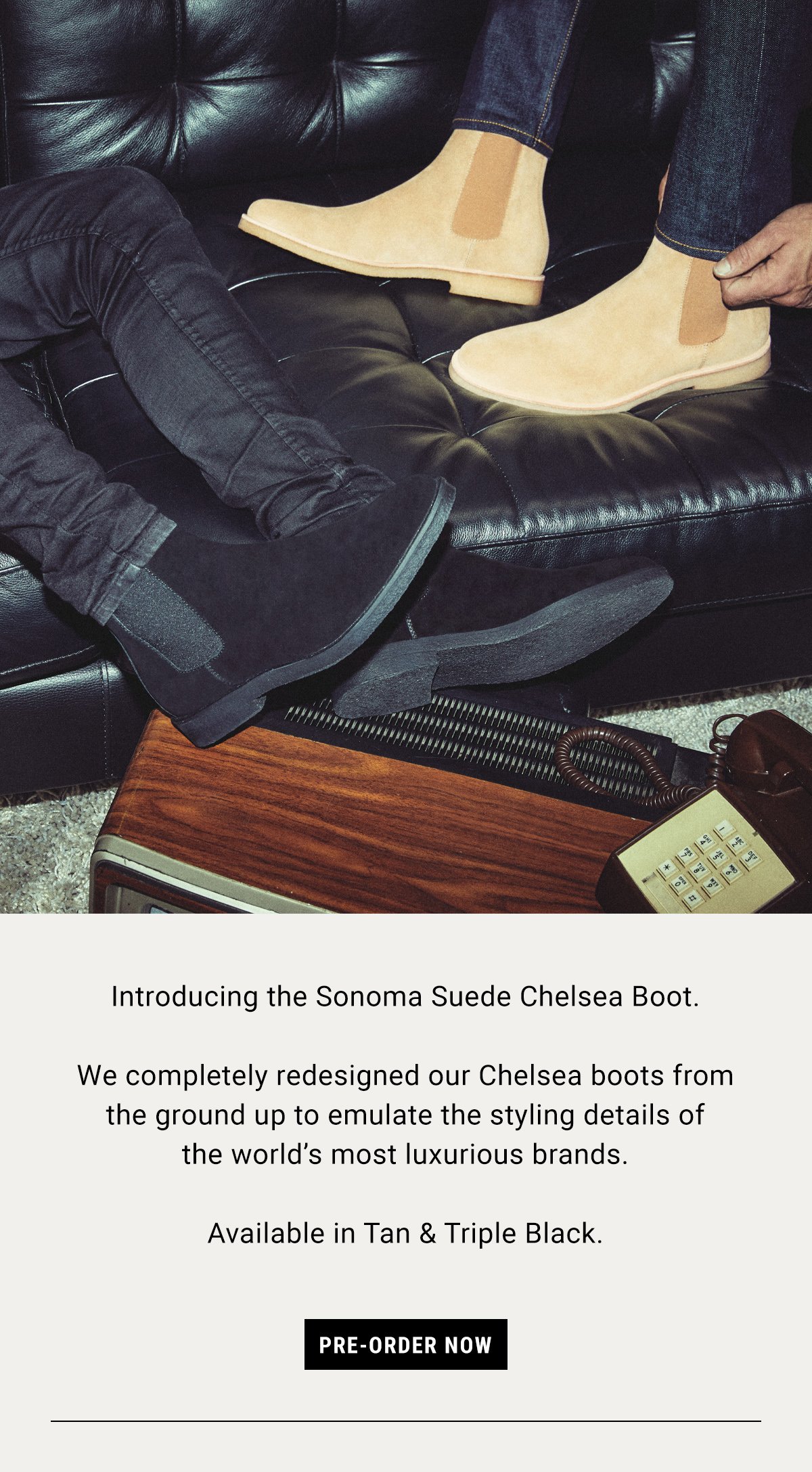 new republic chelsea boots black
