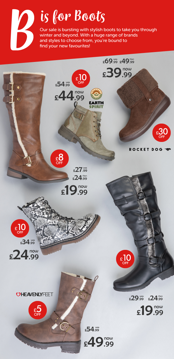 Shoe Zone: The Sale Boot Edit | Milled