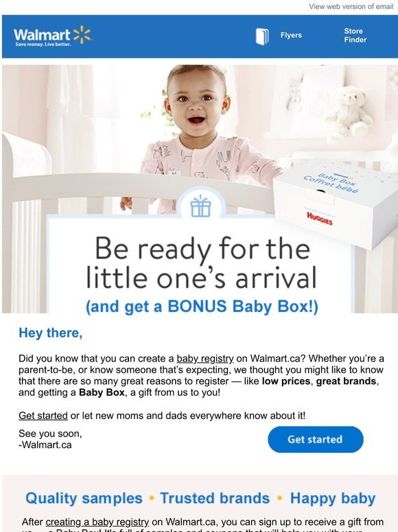 Baby Registry + BONUS Baby Box 