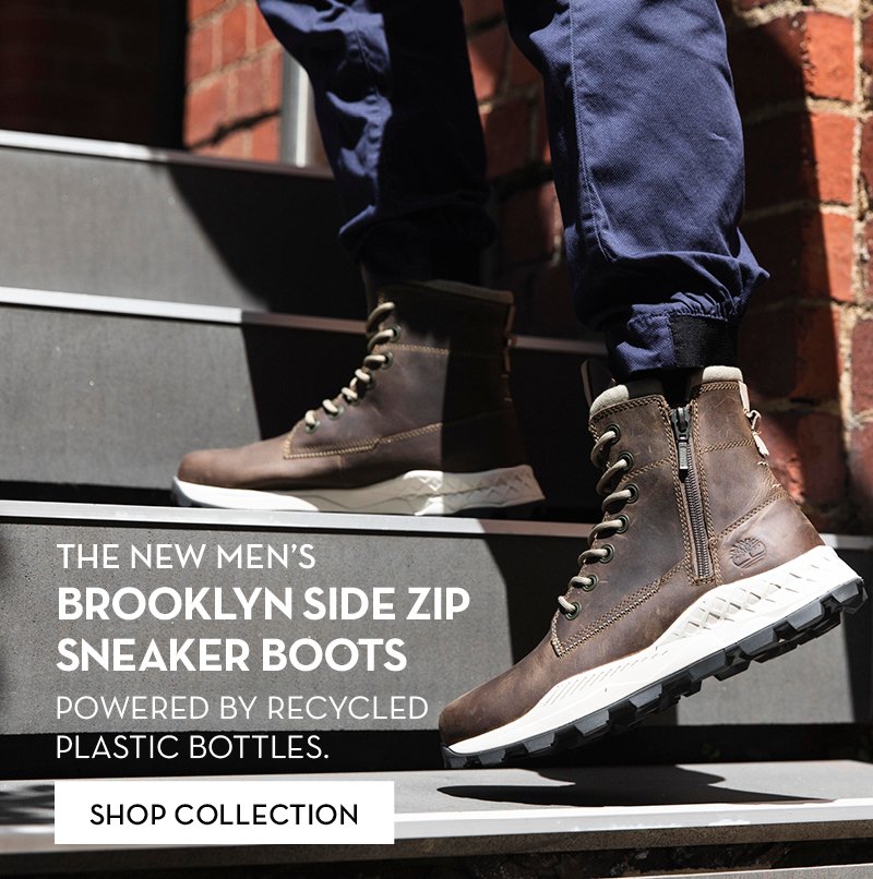 Brooklyn Side Zip Sneaker Boots 