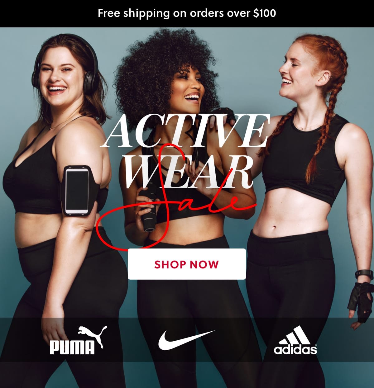 Activewear Sale: Nike, Puma, Adidas 