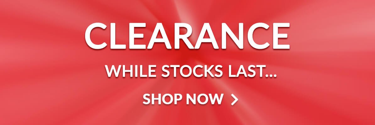 Clearance while stocks last... | Shop now