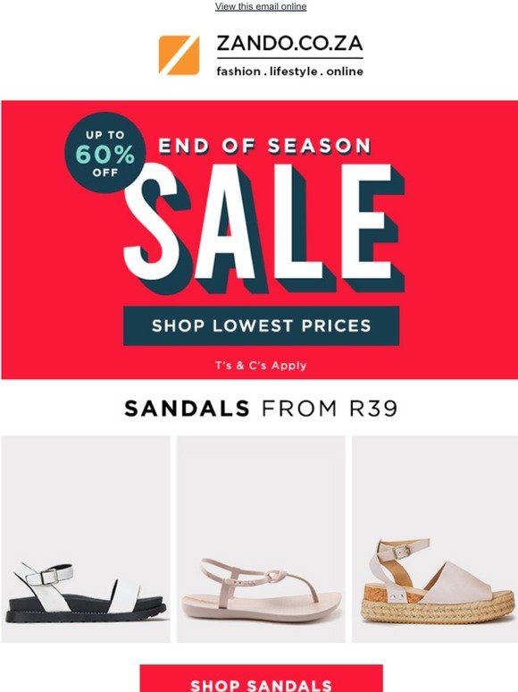 Zando SA: +4000 shoes are on sale \u0026 up 