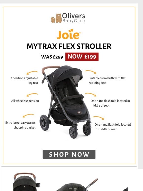 joie mytrax flex pushchair