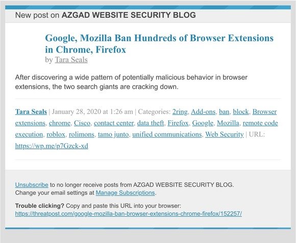 Aranet Llc New Post Google Mozilla Ban Hundreds Of Browser